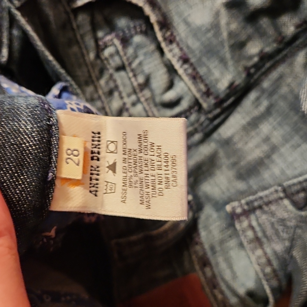 ANTIK DENIM SIZE: 28 💚 MAKE AN OFFER 🫴🏼 - Picture 4 of 10